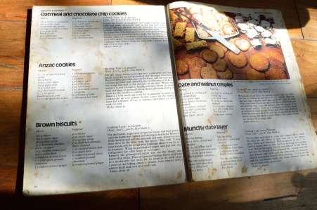 don't yiu waste a single inch 70's cookbook, value for money back then - five recipes in one look